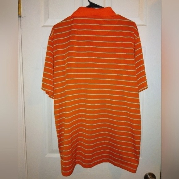 St. Andrew of Scotland golf shirt orange shortsleeve size XL - Picture 2 of 4